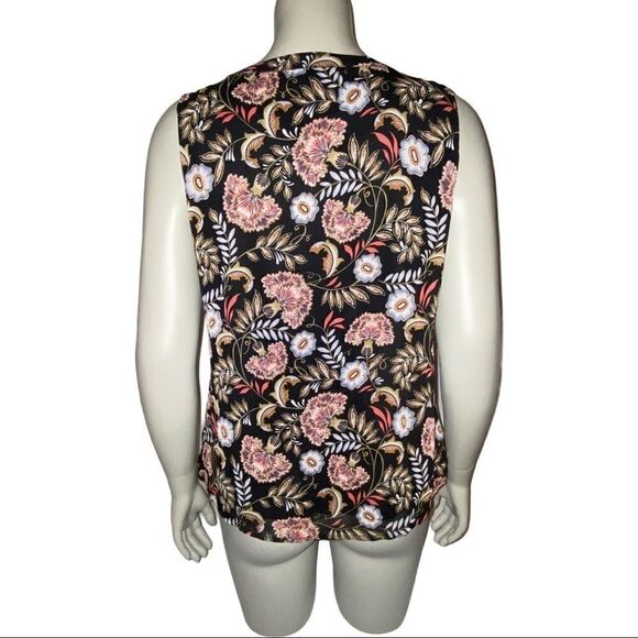 Christopher & Banks Floral Sleeveless Blouse PS - Picture 3 of 3